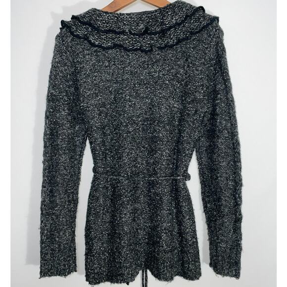 Nina Murati Mohair / Cotton / Acrylic Sweater - Size S - SO Soft! w/ Tie Belt - Picture 3 of 9